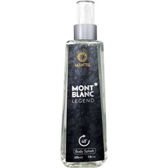 بادی اسپلش مردانه مانتره مدل Mont Blanc Legend حجم 225 میلی لیتر 💦👨‍💼